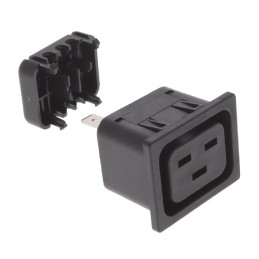 10 pcs : 4710.5254 - PWR ENT RCPT IEC320-2-2J PNL QC