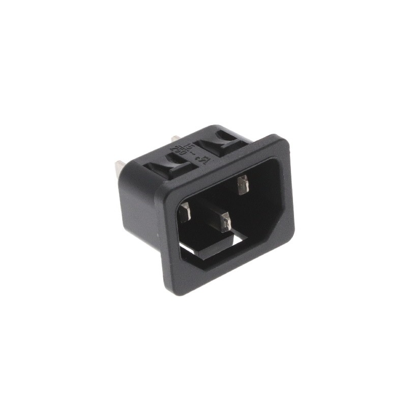 10 pcs : 6100.4230 - PWR ENT RCPT IEC320-C14 PANEL QC