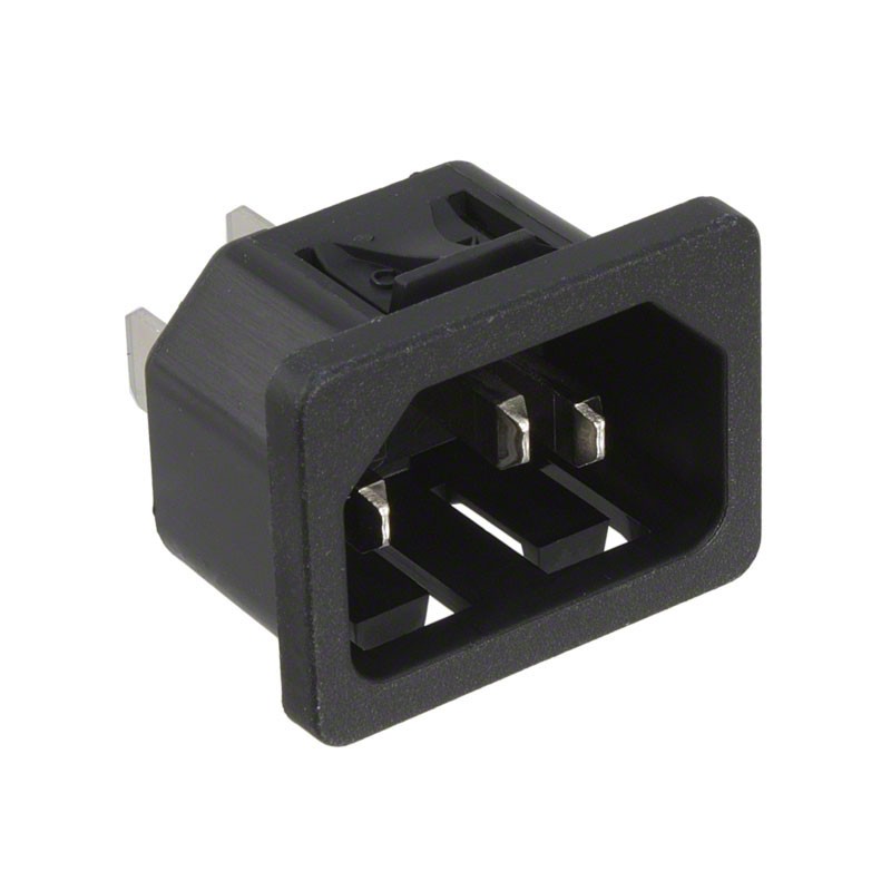 10 pcs : 6100.4210 - PWR ENT RCPT IEC320-C14 PANEL QC