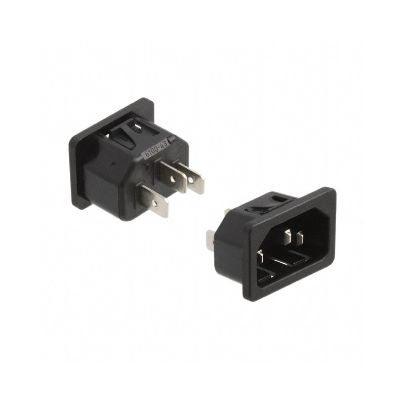 10 pcs : 6100.4315 - PWR ENT RCPT IEC320-C14 PANEL QC