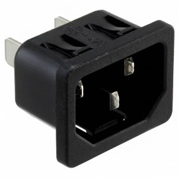 10 pcs : 6100.4310 - PWR ENT RCPT IEC320-C14 PANEL QC