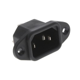 10 pcs : 6162.0055 - PWR ENT RCPT IEC320-C14 PANEL QC