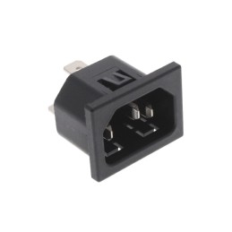 10 pcs : 6162.0025 - PWR ENT RCPT IEC320-C14 PANEL QC