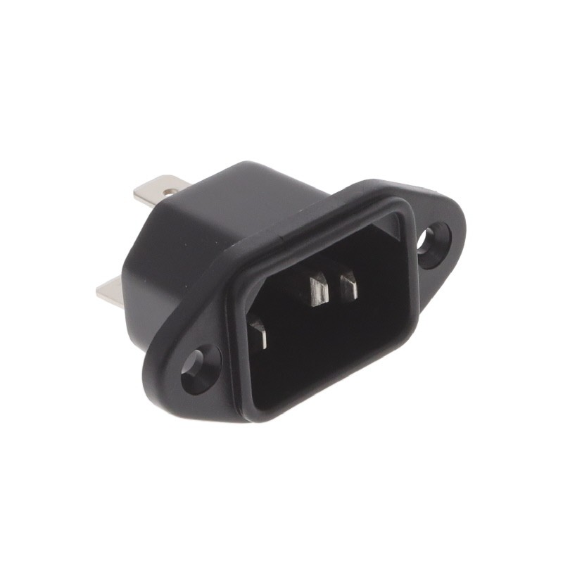 10 pcs : 6162.0057 - PWR ENT RCPT IEC320-C14 PANEL QC