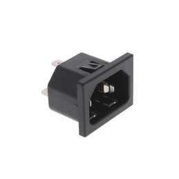 10 pcs : 6162.0020 - PWR ENT RCPT IEC320-C14 PANEL QC