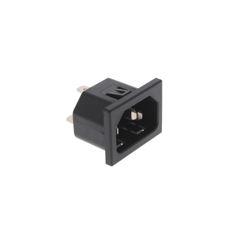 10 pcs : 6162.0020 - PWR ENT RCPT IEC320-C14 PANEL QC