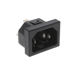 10 pcs : 6162.0165 - PWR ENT RCPT IEC320-C14 PANEL QC