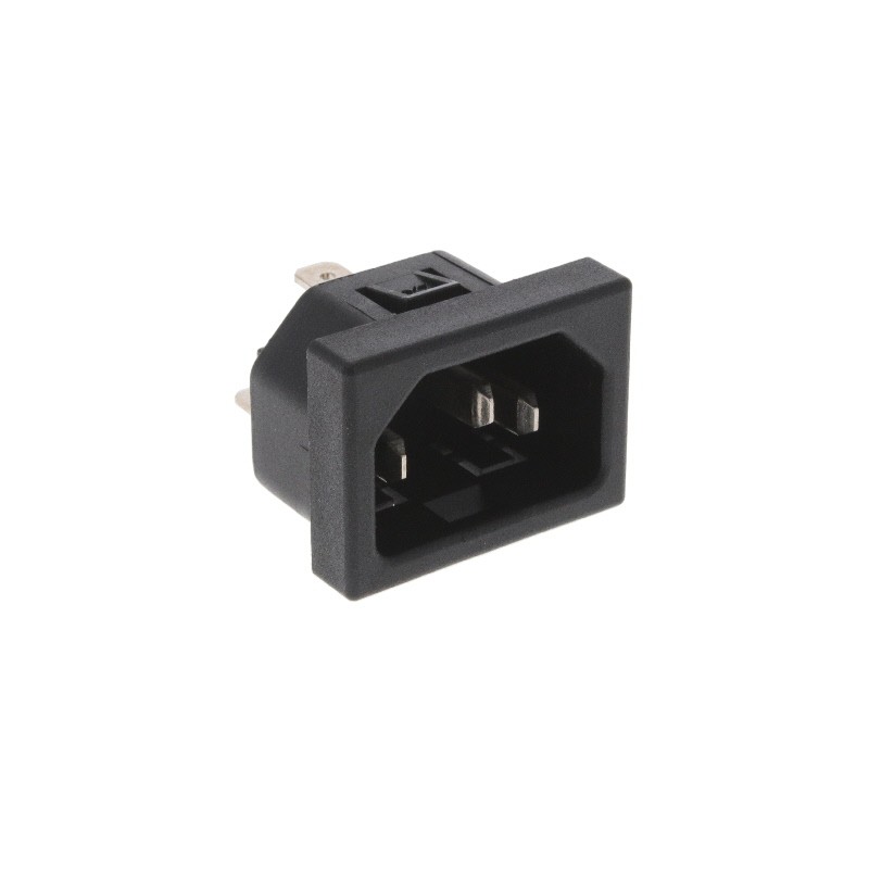 10 pcs : 6162.0165 - PWR ENT RCPT IEC320-C14 PANEL QC