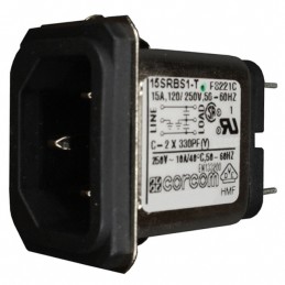 10 pcs : 2-6609987-2 - PWR ENT RCPT IEC320-C14 PANEL QC