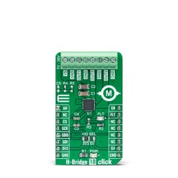 1 pcs - MikroElektronika H-Bridge 10 Click DC Motor Driver for MP6523 for mikroBUS socket