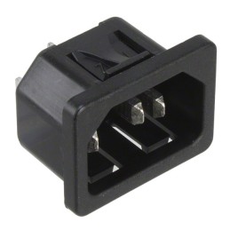 10 pcs : 6100.4112 - PWR ENT RCPT IEC320-C14 PNL SLDR