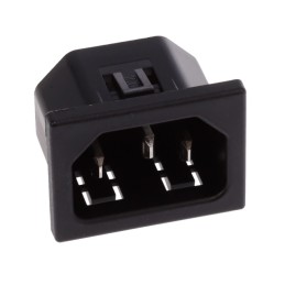 10 pcs : 6162.0014 - PWR ENT RCPT IEC320-C14 PNL SLDR