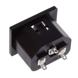 10 pcs : 6162.0014 - PWR ENT RCPT IEC320-C14 PNL SLDR