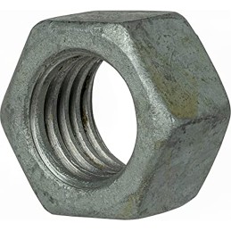 100 pcs - RS PRO Steel Hex Nut, 1/4-20in