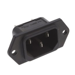 10 pcs : 6100.9200 - PWR ENT RCPT IEC320-C14 RIVET QC