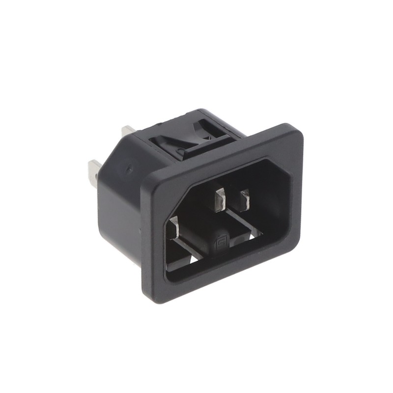 10 pcs : 6110.4220 - PWR ENT RCPT IEC320-C16 PANEL QC