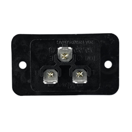 10 pcs : 744W-00/03 - PWR ENT RCPT IEC320-C20 PANEL QC