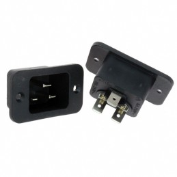 10 pcs : 4798.9000 - PWR ENT RCPT IEC320-C20 PANEL QC