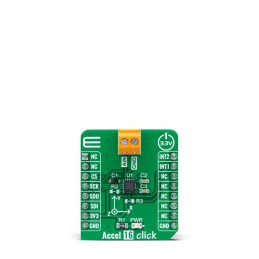 1 pcs - MikroElektronika Accel 16 Click Accelerometer Add On Board for ADXL363 mikroBUS socket