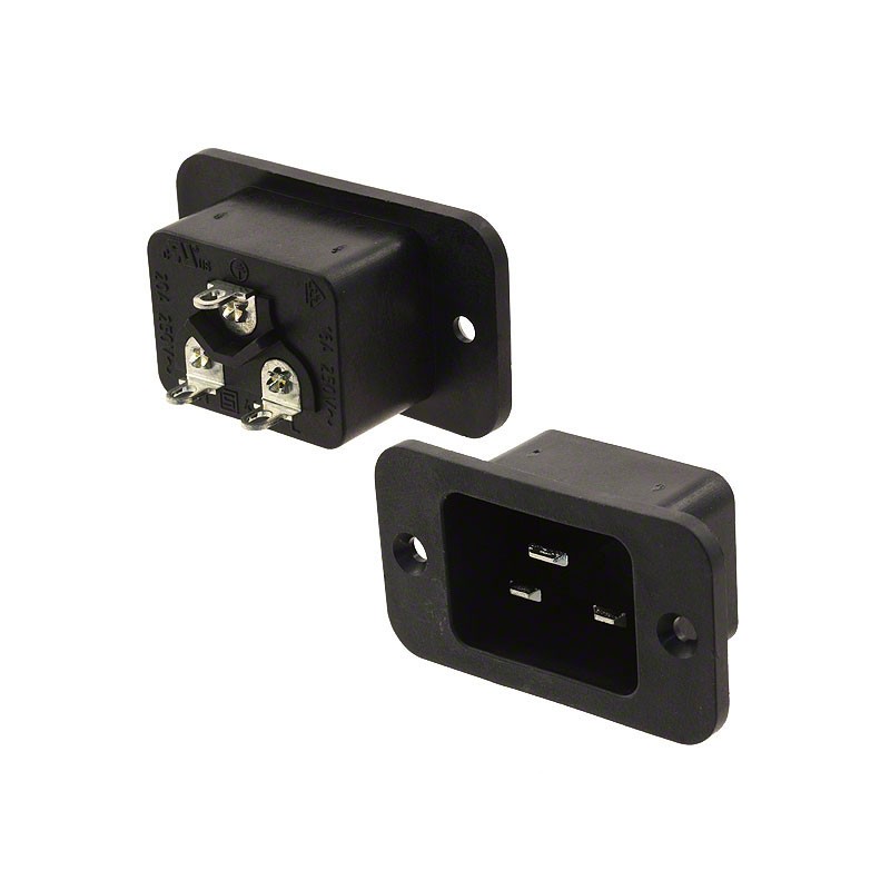 10 pcs : 4798.9200 - PWR ENT RCPT IEC320-C20 PNL SLDR