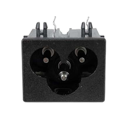 10 pcs : 771W-BX2/01 - PWR ENT RCPT IEC320-C6 PNL SLDR