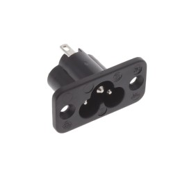 10 pcs : 6160.0086 - PWR ENT RCPT IEC320-C6 PNL SLDR