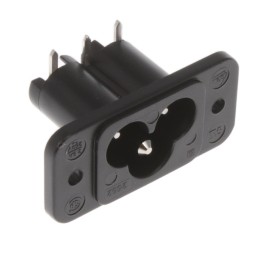 10 pcs : 6160.0002 - PWR ENT RCPT IEC320-C6 PNL SLDR