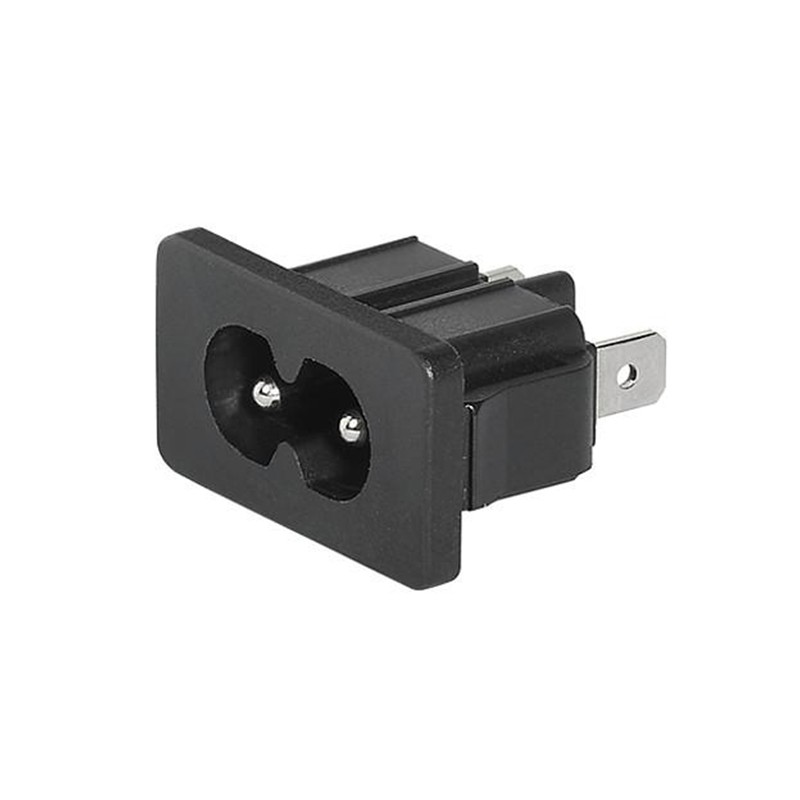 10 pcs : 4300.0105 - PWR ENT RCPT IEC320-C8 PANEL QC