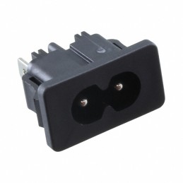 10 pcs : 4300.0105 - PWR ENT RCPT IEC320-C8 PANEL QC