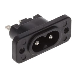 10 pcs : 6160.0022 - PWR ENT RCPT IEC320-C8 PANEL QC