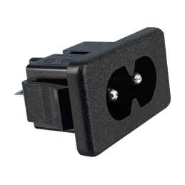 10 pcs : 771W-X2/01 - PWR ENT RCPT IEC320-C8 PNL SLDR