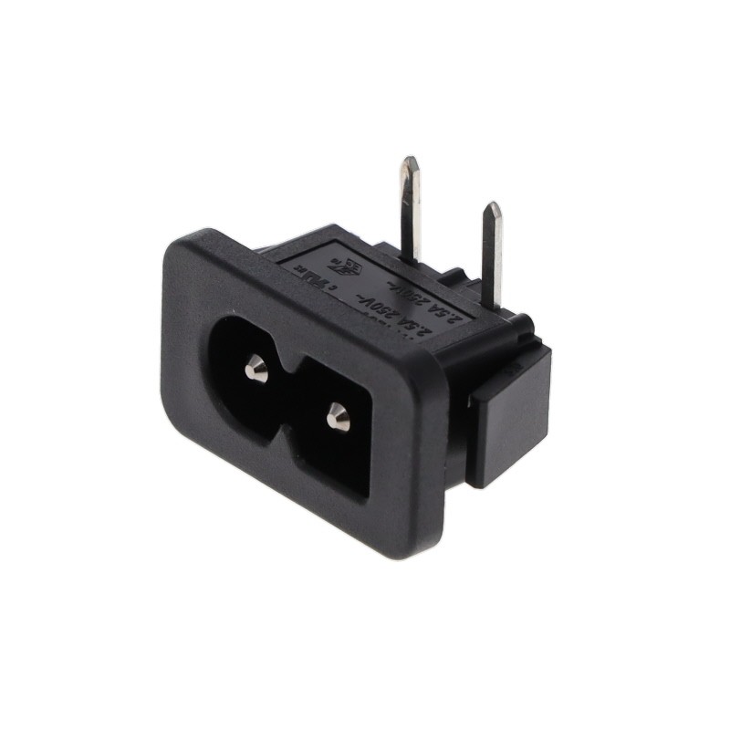 10 pcs : 6160.0141 - PWR ENT RCPT IEC320-C8 PNL SLDR