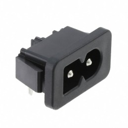 10 pcs : 6160.0159 - PWR ENT RCPT IEC320-C8 PNL SLDR