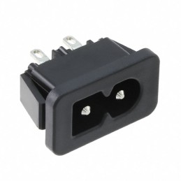 10 pcs : 6160.0157 - PWR ENT RCPT IEC320-C8 PNL SLDR