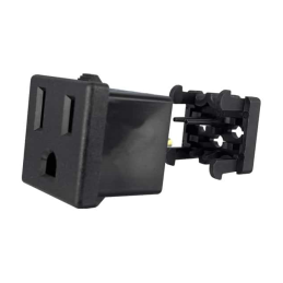 10 pcs : 739W-X2/03 - PWR ENT RCPT NEMA5-15 PANEL IDC