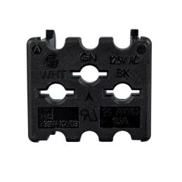 10 pcs : 739W-X2/03 - PWR ENT RCPT NEMA5-15 PANEL IDC