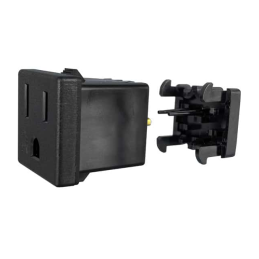 10 pcs : 739W-X2/45 - PWR ENT RCPT NEMA5-15 PANEL IDC