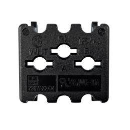 10 pcs : 739W-X2/04 - PWR ENT RCPT NEMA5-15 PANEL IDC