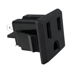 10 pcs : 738W-X2/01 - PWR ENT RCPT NEMA5-15 PANEL QC