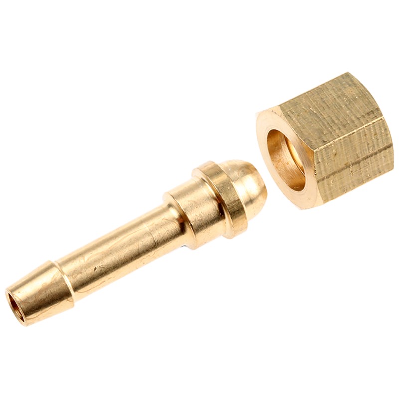 1 pcs - RS PRO Hose Connector Hose Tail Adaptor, BSP 1/4in 1/4in ID