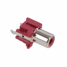 10 pcs : KLPX-0848-2-R - RCA PHONO JACK, VERTICAL, RED RO