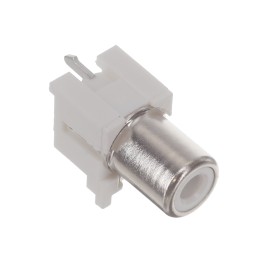 10 pcs : KLPX-0848-2-W - RCA PHONO JACK, VERTICAL, WHT RO