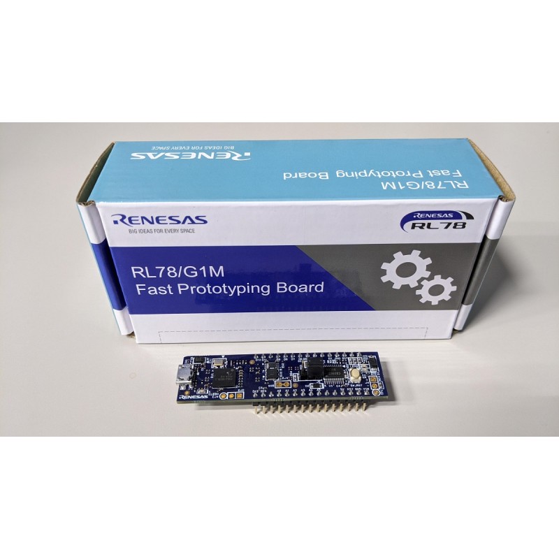 1 pcs - Renesas Electronics RL78/G1M Fast Prototyping Board Prototyping Board RTK5RLG1M0C00000BJ