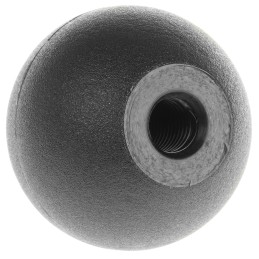 10 pcs - RS PRO Black Ball Clamping Knob, M8, Threaded Hole