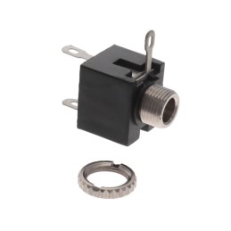 10 pcs : STPX-3501-3C-1 - STEREO JACK PANEL MOUNT 3POS 3.5