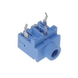 10 pcs : STX-3120-3B-284C - STEREO JACK, ALL PLASTIC, LT BLU