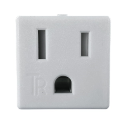 10 pcs : 738W-X2/35-WH1 - TAMPER RESISTANT NEMA 5-15R SNAP