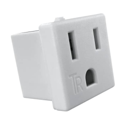 10 pcs : 738W-X2/35-WH1 - TAMPER RESISTANT NEMA 5-15R SNAP