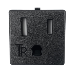 10 pcs : 738W-X2/35 - TAMPER RESISTANT NEMA 5-15R SNAP