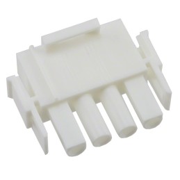 10 pcs : 0050841045 - CONN PLUG HSG 4POS POLARIZED